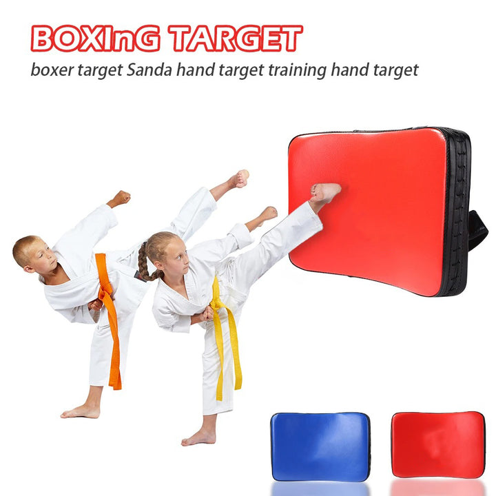 Premium Taekwondo Foot Target – Curved MMA, Muay Thai, Karate, Boxing Kicking Pad – Thickened SKY PU & EVA Foam – Durable Punching Target for Martial Arts Training – 35x25x5cm - StrengthXPhysiotherapy