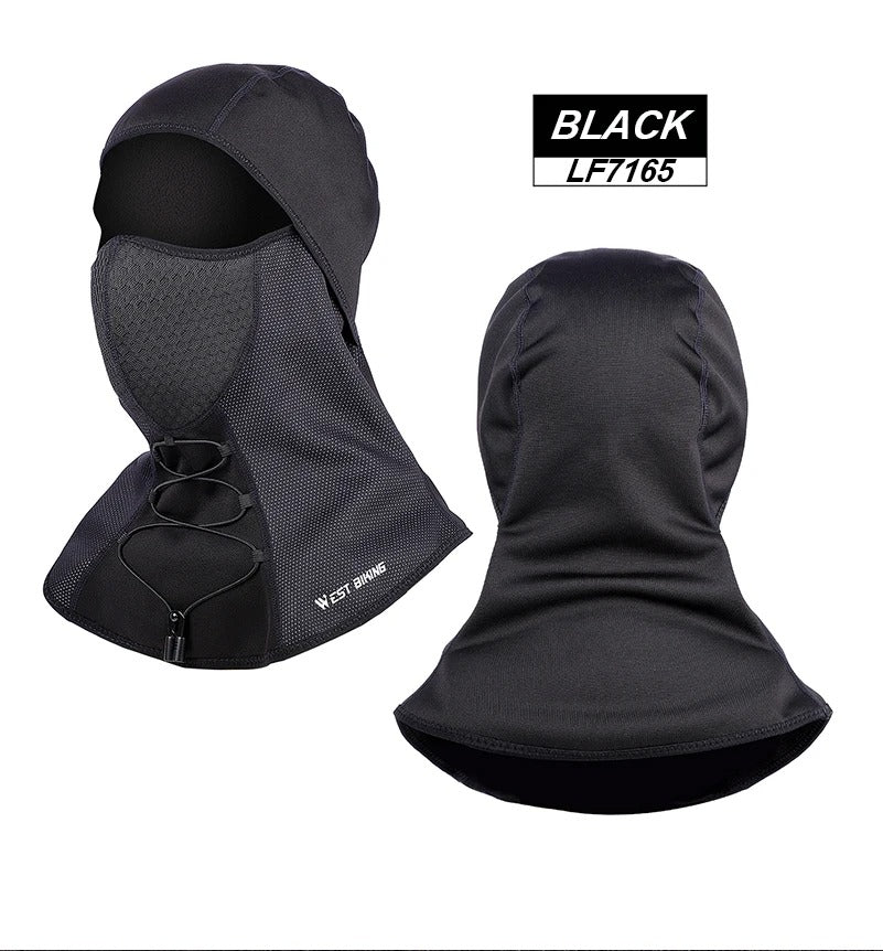 Premium Winter Cycling Face Mask – Fleece Thermal Balaclava, Windproof Ski Mask, Snowboard Cap, Adjustable Drawstring, Nylon Lycra for Ultimate Warmth and Comfort - StrengthXPhysiotherapy