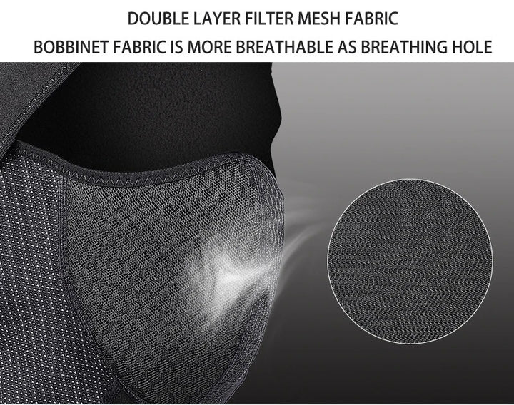 Premium Winter Cycling Face Mask – Fleece Thermal Balaclava, Windproof Ski Mask, Snowboard Cap, Adjustable Drawstring, Nylon Lycra for Ultimate Warmth and Comfort - StrengthXPhysiotherapy