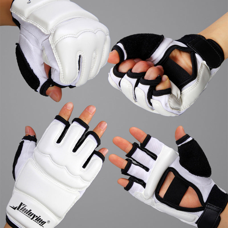 Premium Boxing Gloves for Adults & Kids – Half Finger Design for MMA, Muay Thai, Karate, Taekwondo & Fitness – High-Quality 