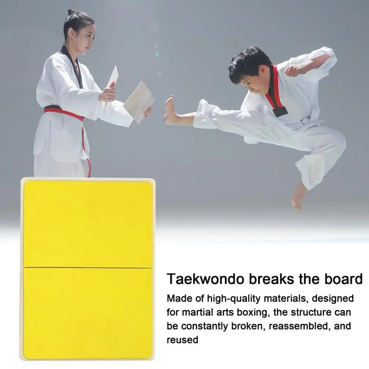 Premium Rebreakable Martial Arts Board – Reusable Taekwondo Training Performance Board – Durable ABS Plastic – Adjustable 