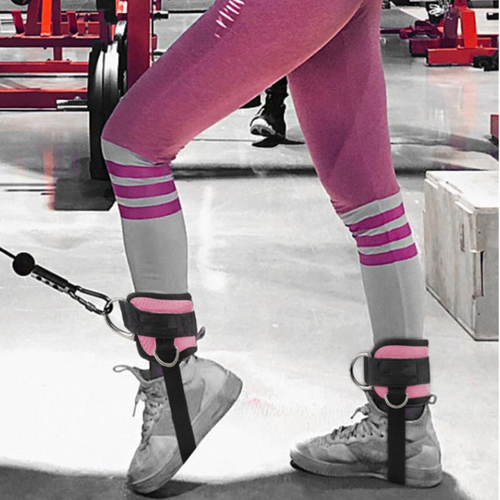 Premium Ankle Straps for Cable Machines – Adjustable, Breathable Fully Padded Ankle Cuffs for Leg Exercises, Workouts, and 