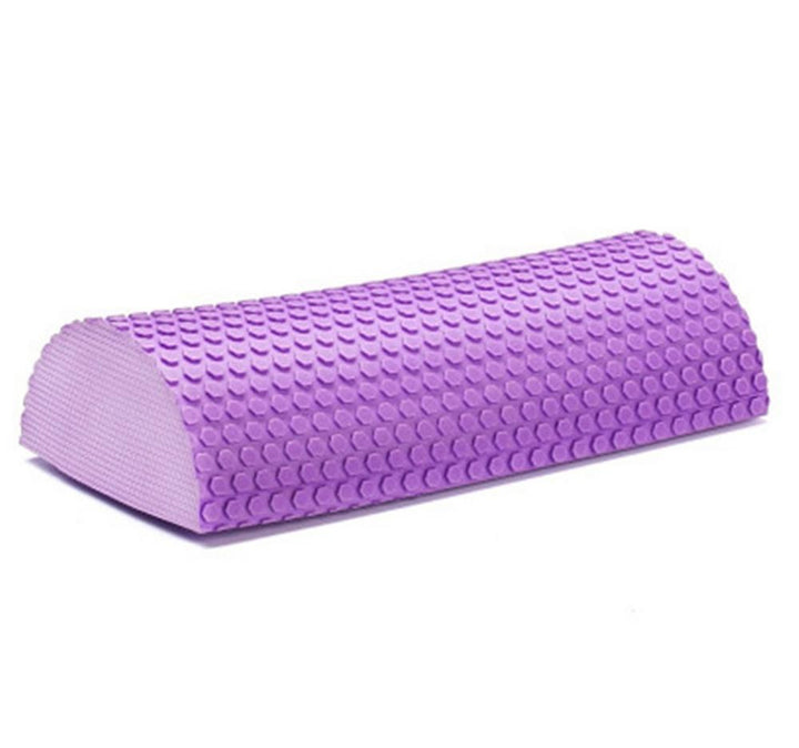 Premium EVA Foam Half Round Massage Roller – Non-Slip Yoga Pilates Balance Pad – Soft, Elastic, Waterproof – Self-Massage